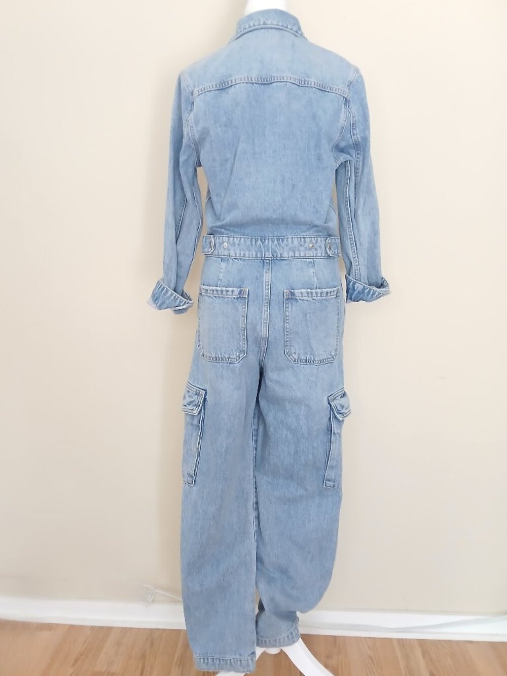 Aritzia Denim Forum The 90's Jumpsuit Size XS - Picture 6 of 9